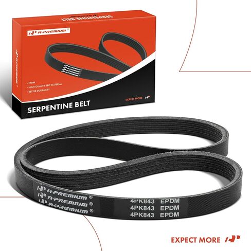 A-Premium Engine Serpentine Drive Belt Compatible with Honda Civic CR-V CRV & Acura EL & Kia Rio Rio5 Spectra Spectra5 & Subaru Legacy Outback & BMW 525i 530i 760i 760Li in Saudi Arabia