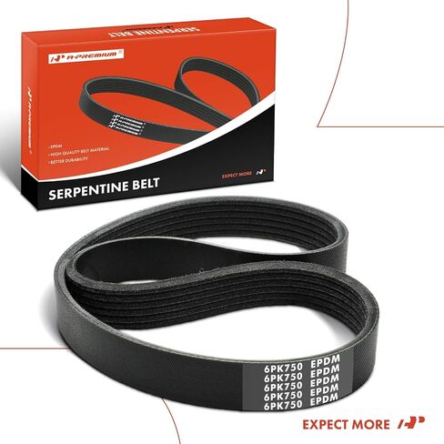 A-Premium Engine Serpentine Drive Belt Compatible with Volkswagen Jetta 2016-2017 & Infiniti Q45 1997-2001 & Motor Coach Industries 102EL3 1998-2000, 1.4L 4.1L 11.1L 12.7L in Saudi Arabia