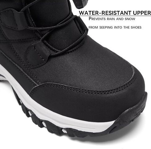 أحذية نسائية للشتاء الدافئ مقاومة للماء أحذية ثلج مريحة للطقس البارد أحذية معزولة لمنتصف الساق in Kuwait