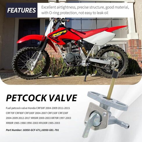 Gas Tank Fuel Petcock Valve Compatible With Dyna Electra Glide Fatboy Heritage Softail Springer Heritage Springer Low Rider Road King Sportster 1200 883 Tour Glide 22MM Shut Off Petcock Valve in Kuwait