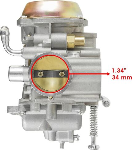 Caltric Air & Fuel Filter W/Carburetor Compatible with Polaris Hawkeye 300 2X4 4x4 2006-2010 / Sawtooth 200 2006-2007 in Saudi Arabia
