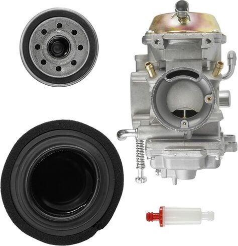 Caltric Air & Fuel Filter W/Carburetor Compatible with Polaris Hawkeye 300 2X4 4x4 2006-2010 / Sawtooth 200 2006-2007 in Saudi Arabia