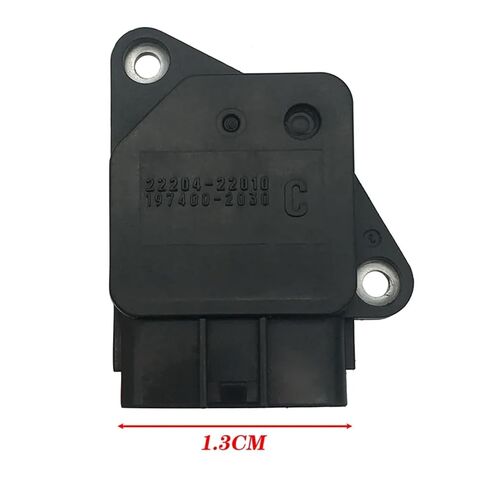 محول مستشعر تدفق الهواء قطعة واحدة 22204-22010 متوافق مع Toyota Yaris 1.6 1.8 2.4 مقياس تدفق مستشعر كتلة الهواء 197400-2030 2220422010 قاعدة تثبيت عداد الهواء in Kuwait