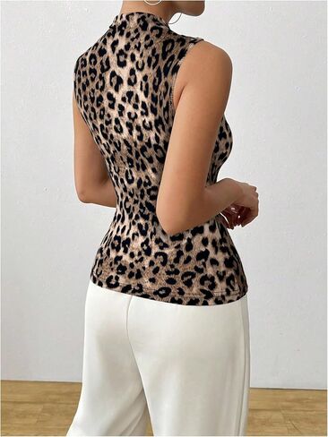 قمصان علوية كاجوال بدون أكمام برقبة غير متماثلة وحلقة Y2K للنساء من Milumia in Kuwait