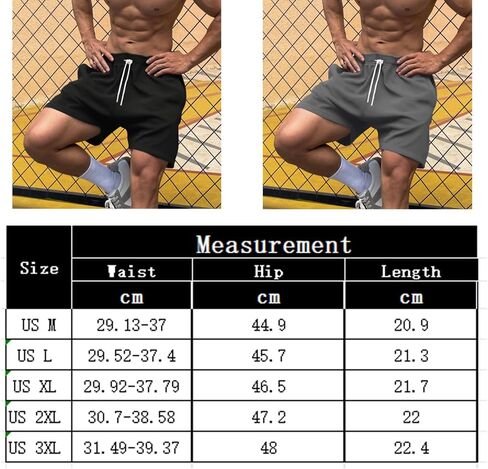 Men's Athletic Running Shorts Lightweight Basic Sports Basketball Gym Shorts with Pockets in Saudi Arabia