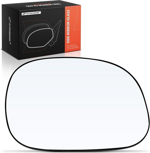 A-Premium Right Passenger Side Non-Heated Mirror Glass w/Backing Plate - Compatible with Ford F-150 1997-2003, F-150 Heritage 2004, F-250 1997-1999, Expedition 1997-2002 & Lincoln Navigator 1998-2002 in Saudi Arabia