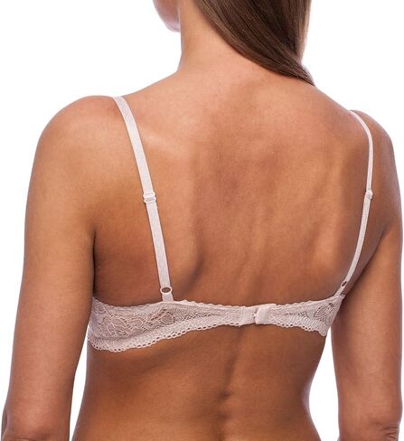 frugue Women's Push-Up Padded Lace Plunge Underwire T-Shirt Bra in Kuwait
