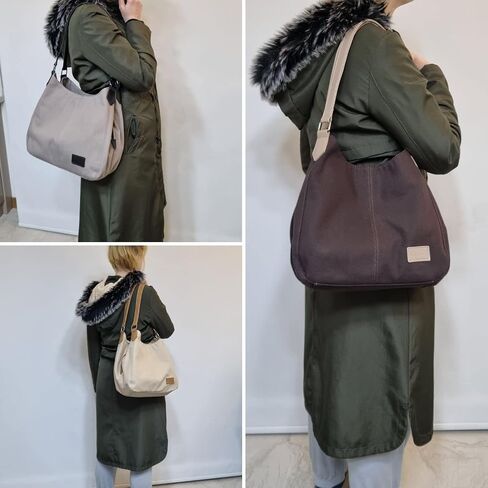 3286 Lonia Women's Tote Bag, Cute Canvas Handbag, 3 Compartments 14.2" x 11" x 3.9" in Saudi Arabia
