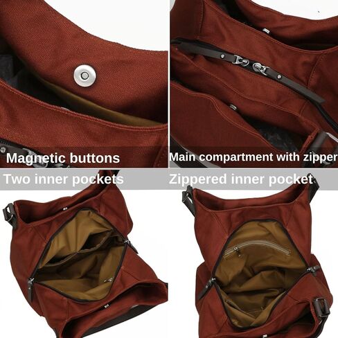 3286 Lonia Women's Tote Bag, Cute Canvas Handbag, 3 Compartments 14.2" x 11" x 3.9" in Saudi Arabia