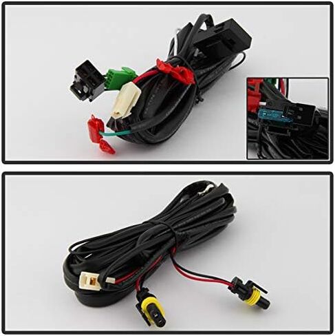 ACANII - For Smoke Lens 07-13 Toyota Tundra [Chrome Bumper] Fog Lights Switch+Bulbs Assembly Driver & Passenger Side in Saudi Arabia