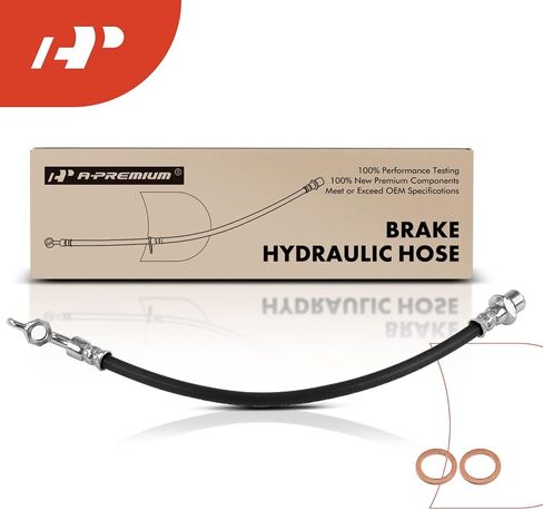 A-Premium Rear Driver or Passenger Brake Hydraulic Hose Compatible with Lexus Models - IS300 2001 2002 2003 2004 2005 - Replace# 9094702A29 in Saudi Arabia