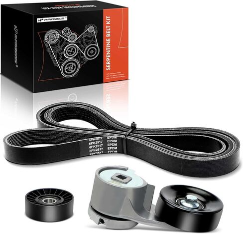 A-Premium Engine Serpentine Drive Belt Kit Compatible with Ford Cars - F-150 F150, F-250 F250, F-350 F350, Bronco, 1993 1994 1995 1996 - OHV 5.0L in Saudi Arabia