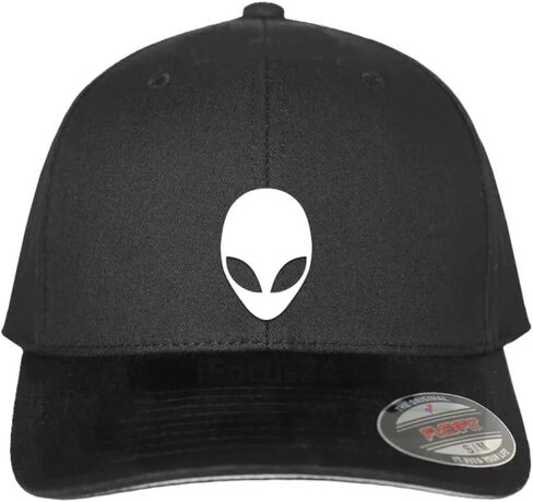 قبعة بيسبول ذات رأس مرن من كائن فضائي مستديرة بيل منطقة UFO 51 AF قبعة بيسبول سوداء in Saudi Arabia