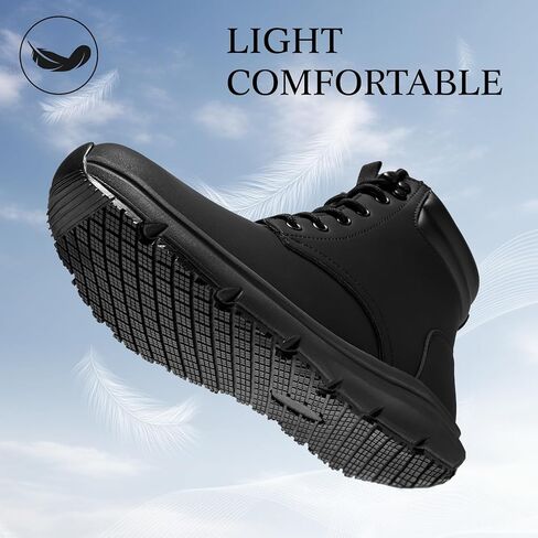 أحذية عمل غير قابلة للانزلاق للرجال أحذية مقاومة للانزلاق مقاومة للماء لخدمة الطعام الشيف المطبخ مطعم Zapatos Trabajo في الهواء الطلق للرجال المشي لمسافات طويلة كاجوال Chukka Boot in Kuwait