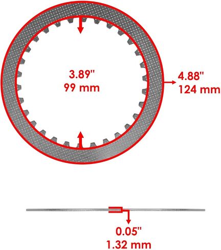 طقم ألواح فولاذية للاحتكاك من كالتريك متوافقة مع Yamaha WR250F 2015-2019 / YZ250FX 2015-2019 in Saudi Arabia