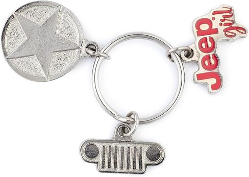 Jeep Girl Charm Custom Metal Keychain in Saudi Arabia
