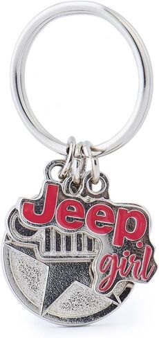 Jeep Girl Charm Custom Metal Keychain in Saudi Arabia