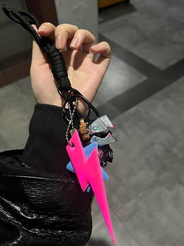 3D Printing Cute Black Hand Grenade Keychain for Girls Boys, Pendant Keychain Accessories, Cool Key Ring Purse Backpack, Key Wristlet Key Car in Saudi Arabia