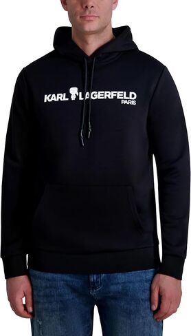 KARL LAGERFELD mens Soft Long Sleeve Hooded Sweatshirt in Saudi Arabia