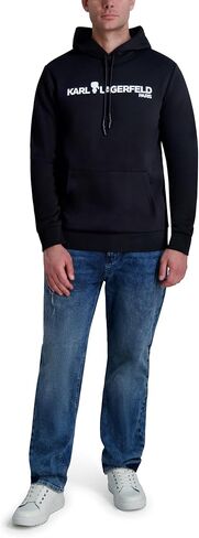 KARL LAGERFELD mens Soft Long Sleeve Hooded Sweatshirt in Saudi Arabia