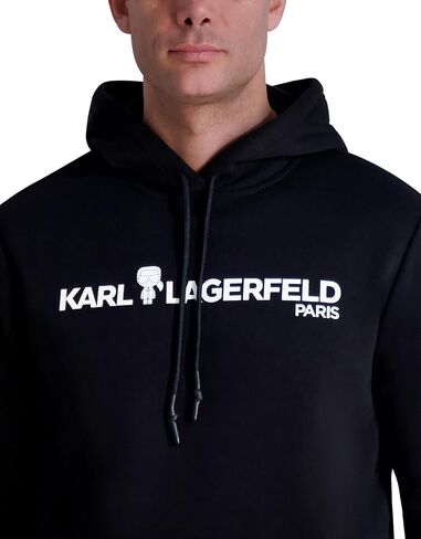 KARL LAGERFELD mens Soft Long Sleeve Hooded Sweatshirt in Saudi Arabia