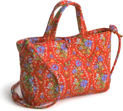 Vera Bradley Premium Cotton Mini Hathaway Bag ، ركبتي النحل in Saudi Arabia