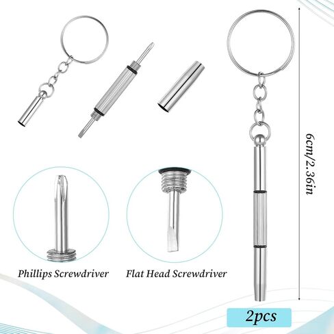 60 PCS Eyeglass Hinge Tighteners, Eyeglass Repair Kits and 2 PCS Screwdrivers Silicone Eyeglasses Frame Grips for Loose Temple Arms in Saudi Arabia