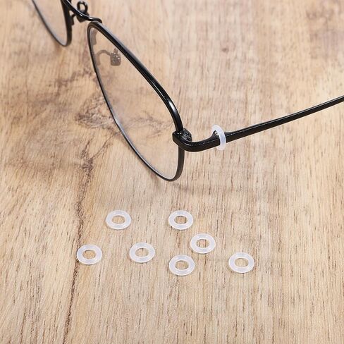 60 PCS Eyeglass Hinge Tighteners, Eyeglass Repair Kits and 2 PCS Screwdrivers Silicone Eyeglasses Frame Grips for Loose Temple Arms in Saudi Arabia