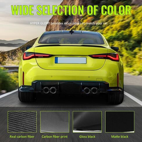 جناح سبويلر خلفي، متوافق مع 2011-2016 Scion tC، نمط RS غير مطلي باللون الأسود ABS الذيل غطاء سبويلر للشفاه، قطعة واحدة in Kuwait