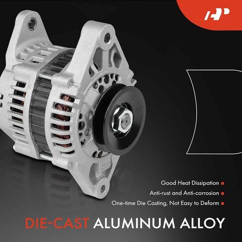 A-Premium Alternator Compatible with Nissan D21 1994, 2.4L, 12V 60A 1-Groove Pulley Clockwise, Replace# 2310056G00, 2310056G00R in Saudi Arabia