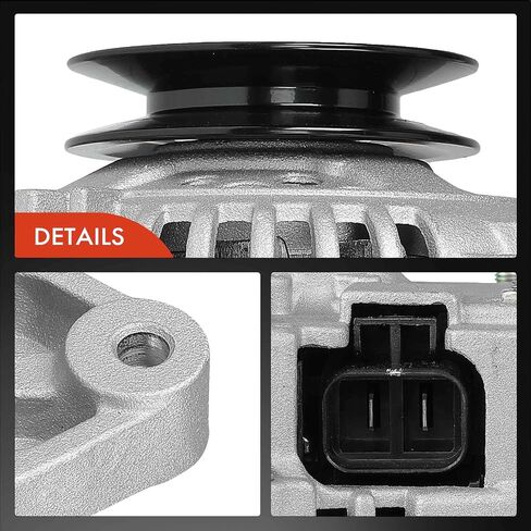 A-Premium Alternator Compatible with Nissan D21 1994, 2.4L, 12V 60A 1-Groove Pulley Clockwise, Replace# 2310056G00, 2310056G00R in Saudi Arabia