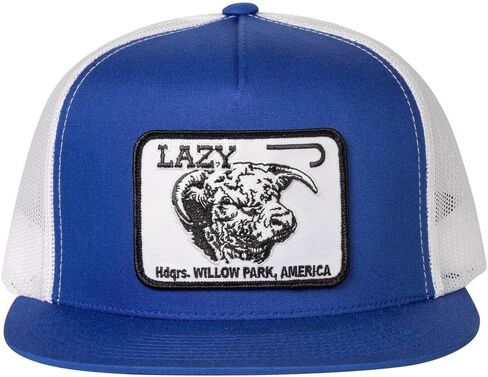 Lazy J Ranch Charcoal Willow Cattle Headquarters Classic Five Panel Trucker Hat - Adjustable Unisex Country Hats in Saudi Arabia