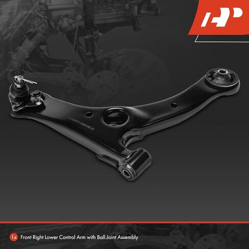 A-Premium Front Right Lower Control Arm with Ball Joint and Bushing, Compatible with Toyota Corolla 2014-2019 Sedan in Saudi Arabia