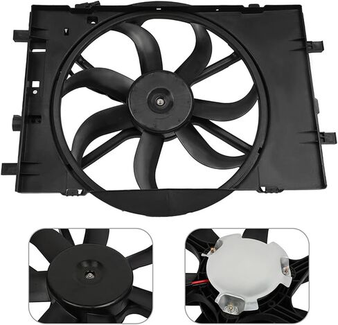 ECCPP Radiator Fan Assembly fit 2006-2009 for Ford for Fusion 2006 for Lincoln for Zephyr 2006-2009 for Mercury for Milan 621-041 621400 in Saudi Arabia