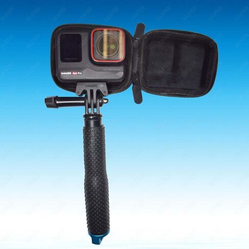 حقيبة تخزين صغيرة لكاميرا Insta360 Ace Pro + غطاء غطاء عدسة مطاطي لـ Insta 360 Ace Pro [1+2 قطعة]، تحمل ملحقات محمولة in Kuwait