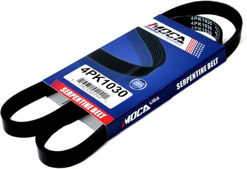 EPDM Serpentine Belt Compatible with 1999-2002 for Nissan Quest 3.3L, 1994-1997 Quest 3.0L, 1992-1993 Maxima 3.0L, 1989-1993 300ZX 3.0L #4PK1030 in Saudi Arabia