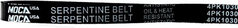EPDM Serpentine Belt Compatible with 1999-2002 for Nissan Quest 3.3L, 1994-1997 Quest 3.0L, 1992-1993 Maxima 3.0L, 1989-1993 300ZX 3.0L #4PK1030 in Saudi Arabia
