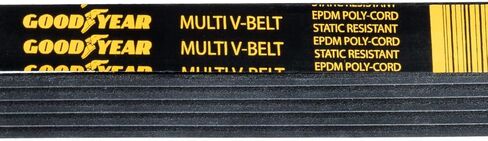 أحزمة Goodyear 1050455 حزام سيربنتين، 5 أضلاع، طول 45.5 سم لـ 1990-2012 لـ 1991-1995 BMW و1990-1991 شيفروليه و2007-2012 فيات و1990-1991 G in Saudi Arabia