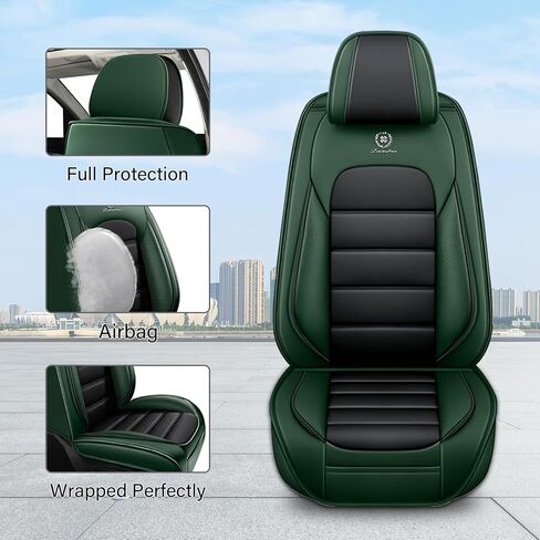 Car Seat Covers Fit for Mercedes-Benz GLE 350 2018-2024,Waterproof Napa Leather Seat Cushion,Soft and Breathable Auto Vehicle Interior Covers,Standard(Front Set) Blue&White in Saudi Arabia