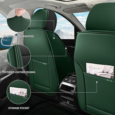 Car Seat Covers Fit for Mercedes-Benz GLE 350 2018-2024,Waterproof Napa Leather Seat Cushion,Soft and Breathable Auto Vehicle Interior Covers,Standard(Front Set) Blue&White in Saudi Arabia