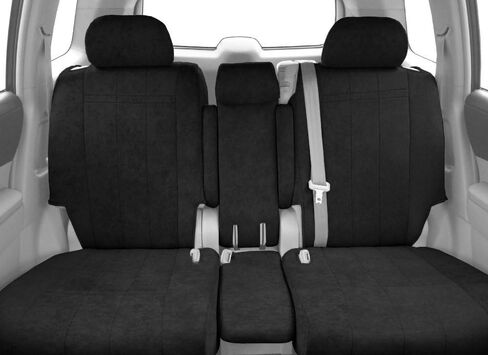 مقاعد دلاء رياضية أمامية من CalTrend، أغطية مقاعد Microsuede لـ 2011-2016 Mini Cooper Countryman رمادي فاتح إدراج وتقليم رمادي فاتح in Kuwait