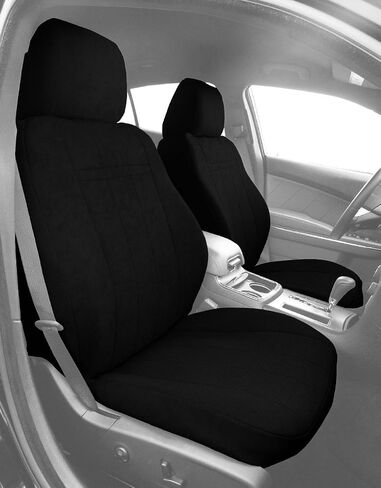 مقاعد دلاء رياضية أمامية من CalTrend، أغطية مقاعد Microsuede لـ 2011-2016 Mini Cooper Countryman رمادي فاتح إدراج وتقليم رمادي فاتح in Kuwait