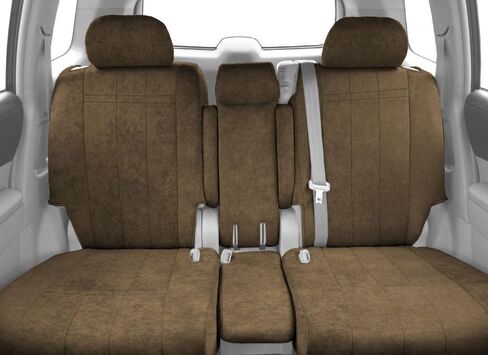 مقاعد دلاء رياضية أمامية من CalTrend، أغطية مقاعد Microsuede لـ 2011-2016 Mini Cooper Countryman رمادي فاتح إدراج وتقليم رمادي فاتح in Kuwait