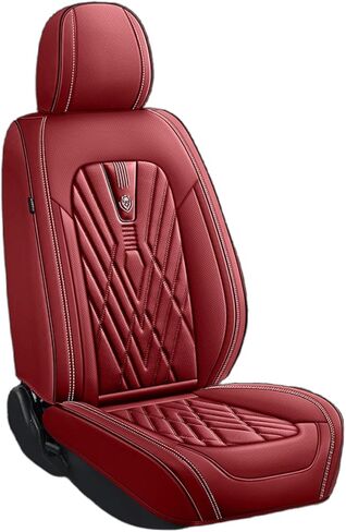 أغطية مقاعد السيارة المصنوعة من الجلد الصناعي الفاخر مناسبة خصيصًا لسيارة Mazda CX-9 CX9 2007-2023 وسادة هوائية لمقعد السيارة مقاومة للماء متوافقة (مجموعة كاملة من 5 مقاعد، بيج أسود) in Kuwait