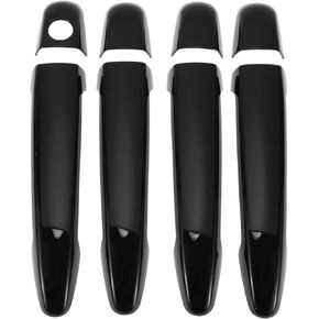 Door Handle Cover Trim for Toyota Highlander 2008-2013 for Toyota Camry Tacoma 4Runner Durable Handle Cover ABS 1 Set Black in Kuwait