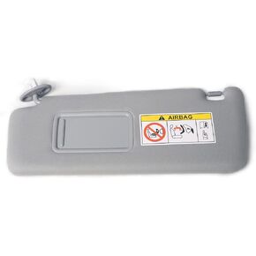 حاجب الشمس من جانب السائق متوافق مع Lexus GX460 2010-2023 4.6L V8 حاجب الشمس الأمامي الأيسر مع مرآة مكياج بدون إضاءة يحل محل 74320-60D22-A0 7432060D22A0 رمادي in Kuwait