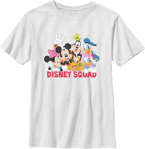 Disney Characters Squad Boy's Heather Crew Tee in Saudi Arabia