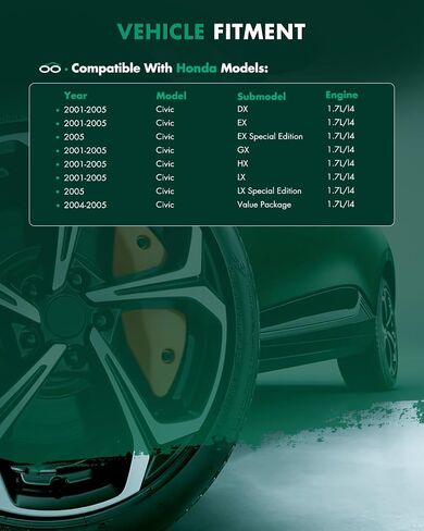 SCITOO Front Right CV AXLE 60-4192 for Honda Civic 1.7L in Saudi Arabia