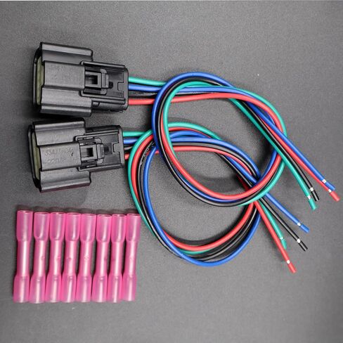 2pcs 4-Pin Fog Lamp Fog Light Connector Pigtail Compatible with Ford F-150 F150 2021-2023 33471-0469 Wire Harness in Saudi Arabia