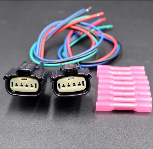 2pcs 4-Pin Fog Lamp Fog Light Connector Pigtail Compatible with Ford F-150 F150 2021-2023 33471-0469 Wire Harness in Saudi Arabia